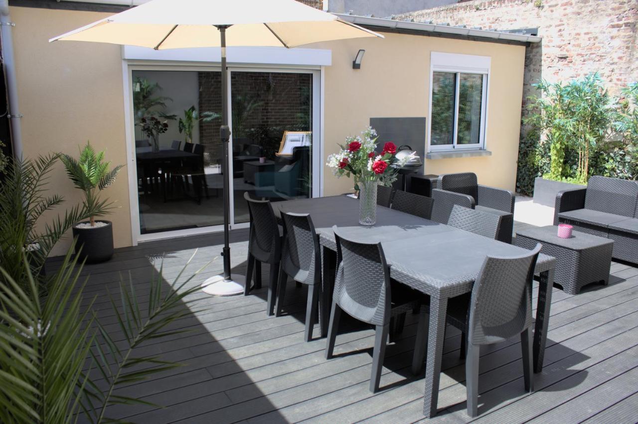 L'Escale Tropicale, Appartement Independant Avec Terrasse Privative Сен-Кантен Екстер'єр фото