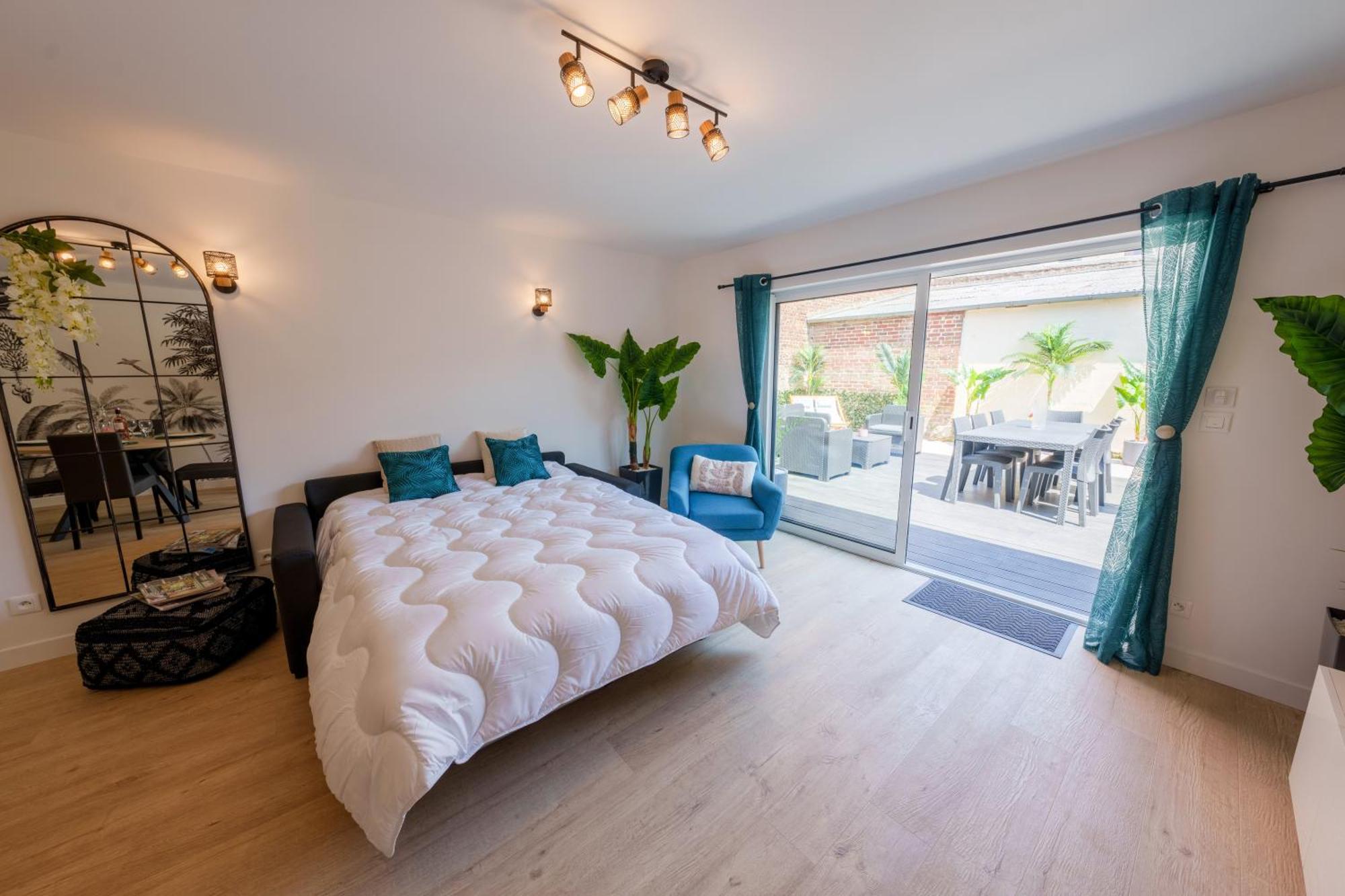 L'Escale Tropicale, Appartement Independant Avec Terrasse Privative Сен-Кантен Екстер'єр фото